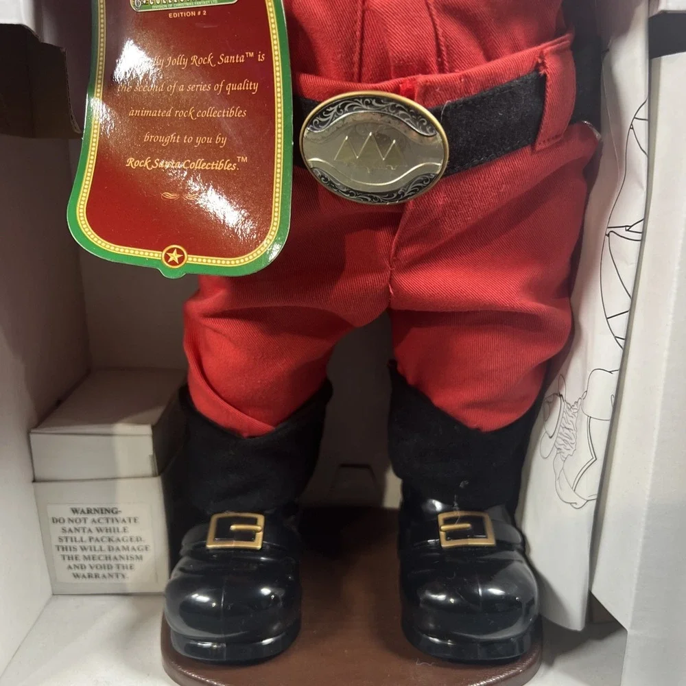 Holly Jolly‎ Rock Santa Dancing Alan Jackson 1999 ~ Doesn't Work